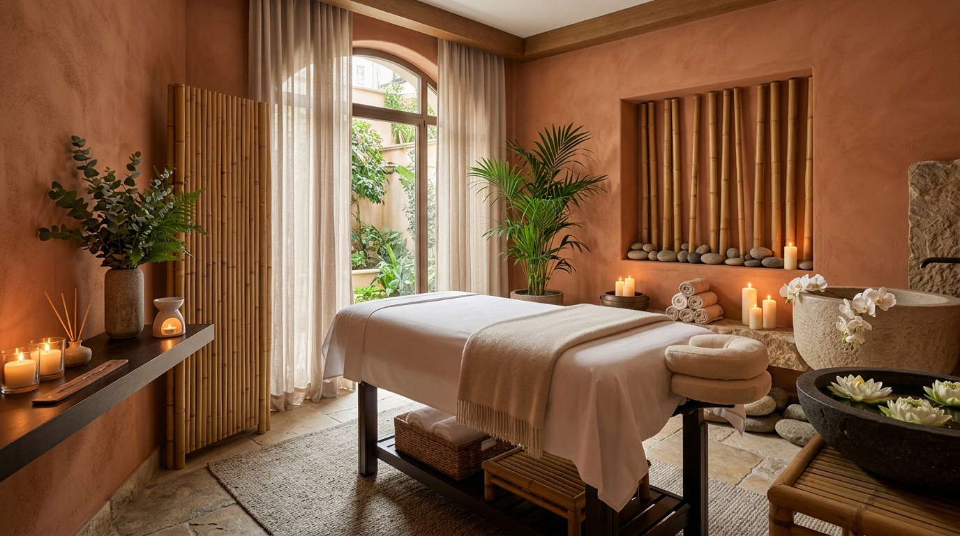 Sala de tratamientos de spa